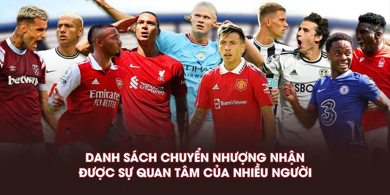 Có nhiều biến động chuyển nhượng trong đầu năm 2023